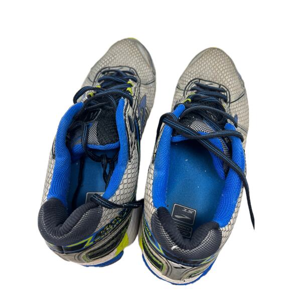 Brooks Adrenaline GTS 15 Blue/Gray/Silver Shoes Mens 11.5 - Picture 6 of 7